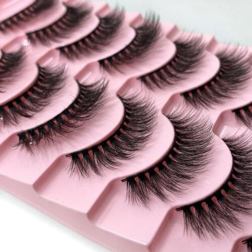 3D Eyelashes Hand made Reusable Natural Long Eyelashes 3D Mink Lashes Soft Dramatic Eye lashes For Makeup Cilios Mink Maquiagem