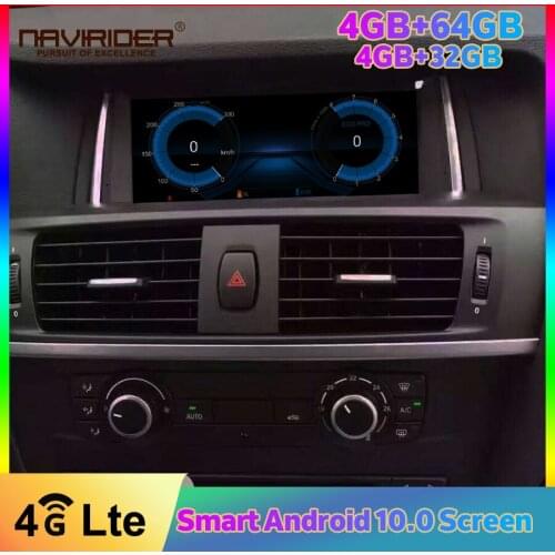 8.8" Qualcomm 2.2GHz Android 10 Stereo For BMW X3 X4 F25 F26 NBT CIC Car Radio Multimedia 4G IPS Navigation GPS 2din 2011-2016