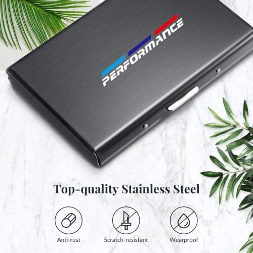 Aluminum RFID Antimagnetic Holder Credit Card Holders Organizer Purse For BMW E46 E36 E34 F10 E90 F30 E60 F30 E53 E30 E92 E87