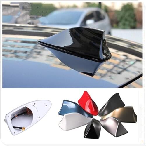 Car styling Shark Fin Antenna Auto Radio Signal Aerial Roof Antennas for BMW E46 E39 E38 E90 E60 E36 F30 F30