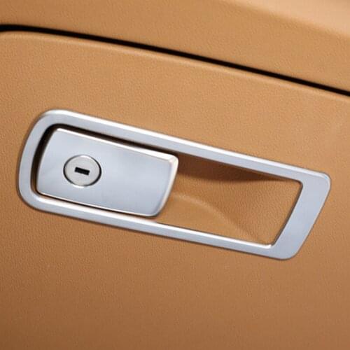 Automobile glove box storage box switch ABS decorative frame for BMW G38 525li 530li 5 Series 2018-2020