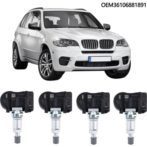 4pcs Tire Tyre Pressure Sensor Switch TPMS 6881891 for OEM BMW 1er 2er 3er X5 X6 Tire Pressure Monitoring Tire Pressure Sensor