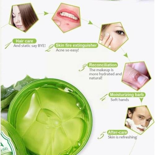 Aloe Vera Gel Natural Whitening Face Cream Soothing Whitening Cream Treatment Skin Moisturizer Cream Lotion Care F9G5