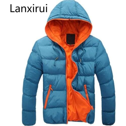 Winter Jacket Men 'S Warm Coat Jacket Mens Parkas Jackets Men 'S Coat Zipper Stand Collar Jacket Men Size 4xl Pa059