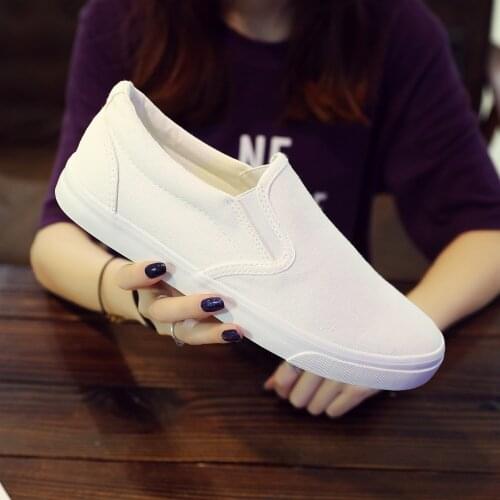 Men 2021 New Spring Summer Breathable Slip-On Low To Help Casual Student Shoes Sneakers Canvas Shoes