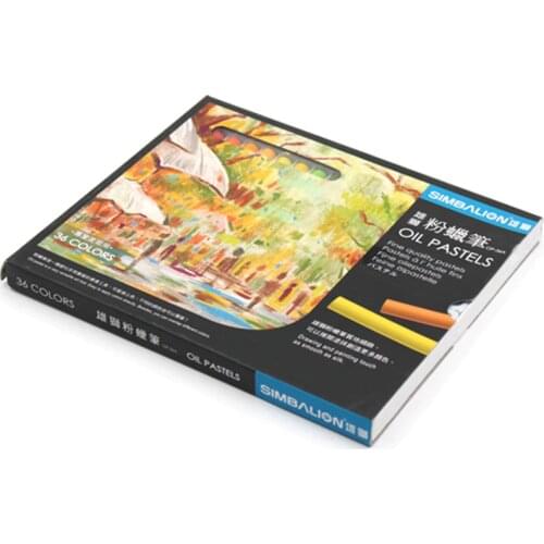 Simbalion 12 color 24 color 36 color version of the childrens Academy of oil painting stick round crayon set