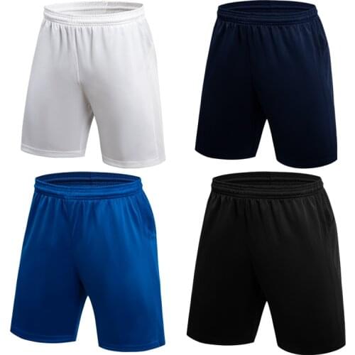 Men black sports shorts adult blue running shorts