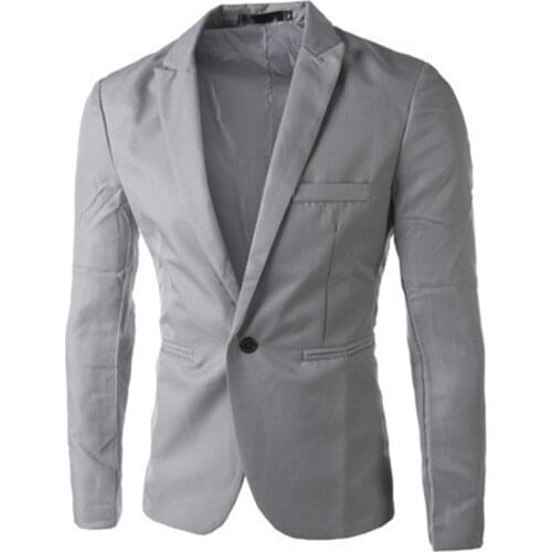 Jacket Man Dress Blazer for Men Slim Fit Male Suits One Button Office Mens Clothing Chaqueta Hombre Blazer Masculino Jackets