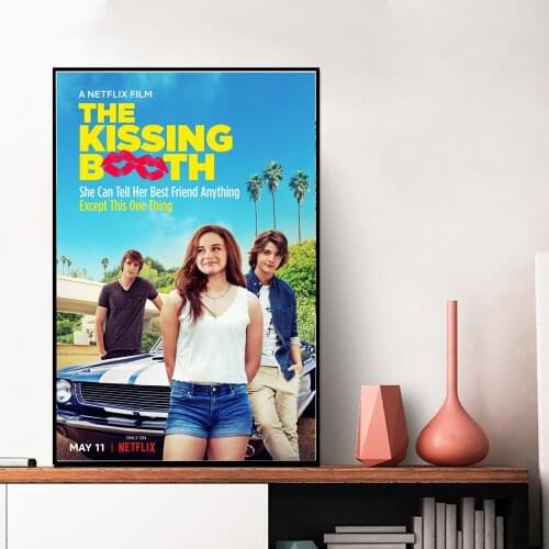 Tv Poster The Kissing Booth Movie Hot Film Art Wall Fabric Print And Modern Canvas Painting Home Decor Picture Unframed