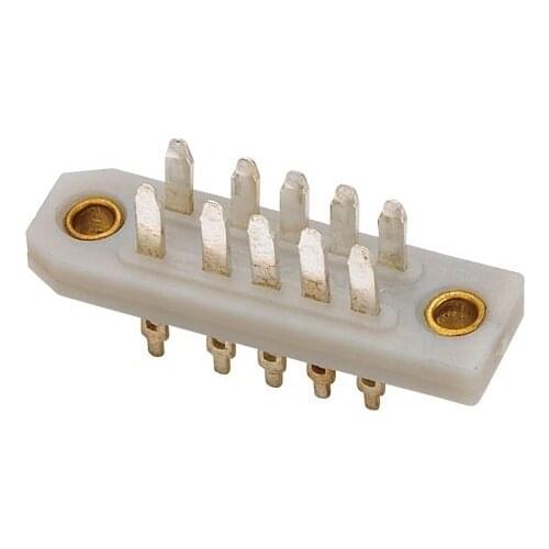 Rectangle Connector CB2-10J/K Plug Socket Connect Plug-in Unit 10 Core PCB Circuit Board Row Insert