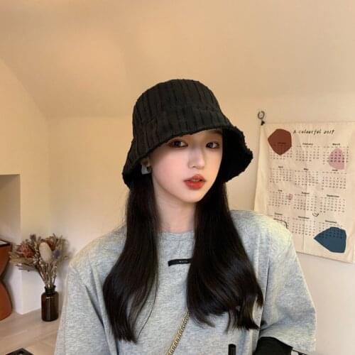 Stitching Fisherman Hat Niche Sunbonnet Summer Sun Hat Ladies Bucket Hat Foldable Fairy Tide Unisex Panama Hat Hip-Hop Bob Hat