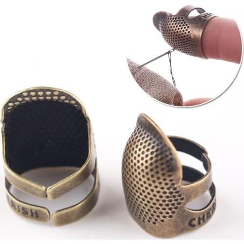 Sewing tools, needle presser, thimble, finger thimble finger, household thickening and adjustable thimble hoop