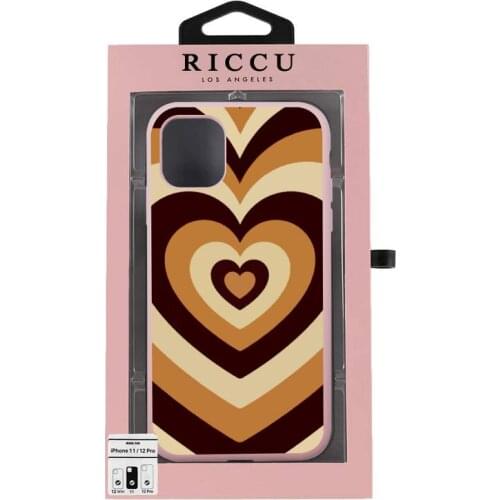 Latte Love Coffee Heart Phone Case for iPhone 11 pro 8 7 6 6S Plus X XR 11 12 Pro mini XS MAX Matte Candy Pink Silicone Cases