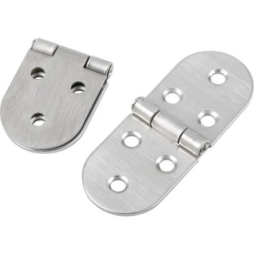 Stainless Steel Table Folding mute Hinge Wooden Furniture Fittings Loop Butterfly-Type Furniture Flap Miniature Hinge 2pcs/set