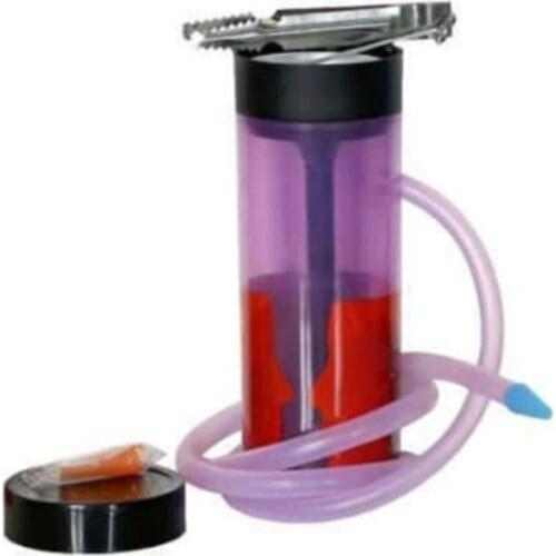 Glass Hookah, Portable Small Size Travel Waterpipe 18 Cm