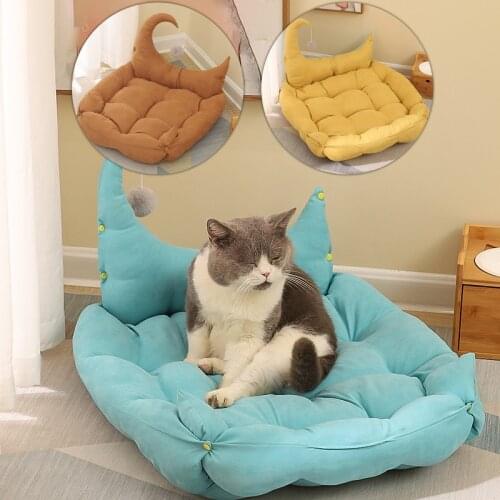 Warm Pet Bed Comfortable suede Cats Mat Winter Soft Cushion For Cat Dog Sleeping Washable Puppy House Pet Accessories