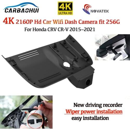 HD 4K 2160P Easy to install car DVR WIFI driving recorder Video Camera For Honda CRV CR-V 2015 2016 2017 2018 2019 2020 2021