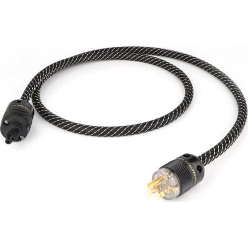 Yter D501078 Hi-End Hifi Audio Power Cable Power Cord with US Plug Tube amplifer
