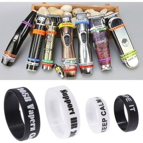 2Pcs/set Anti Slide Design Barber Trimmer Grips Hairdressing Silicone Trimmer Grip Barber Hair Clipper Grip Rubber