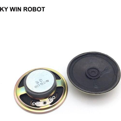 2pcs/lot New Magnetic Paper Cap Cone speaker 8 ohms 0.5 watt 0.5W 8R speaker Diameter 57MM 5.7CM thickness 17MM