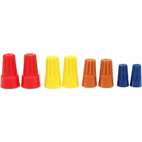 70Pcs Assorted Electrical Wire Twist Connectors Terminals Cap Nut Rotating Set