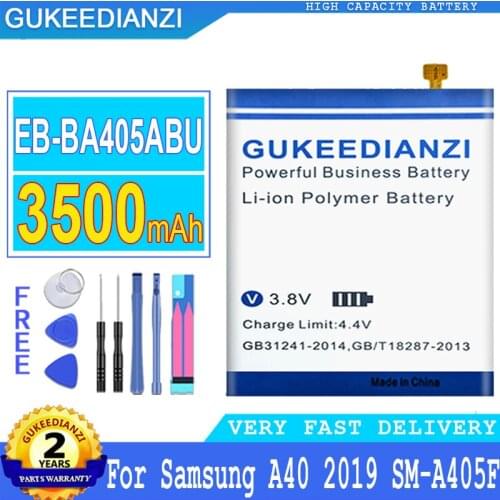 3500mAh GUKEEDIANZI Battery EB-BA405ABU EB-BA405ABE For SAMSUNG Galaxy A40 2019 SM-A405FM/DS A405FN/DS GH82-19582A