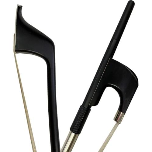 Free Shipping New 1 pc German style Carbon fiber 3/4 double bass bow white horse hair 1 order