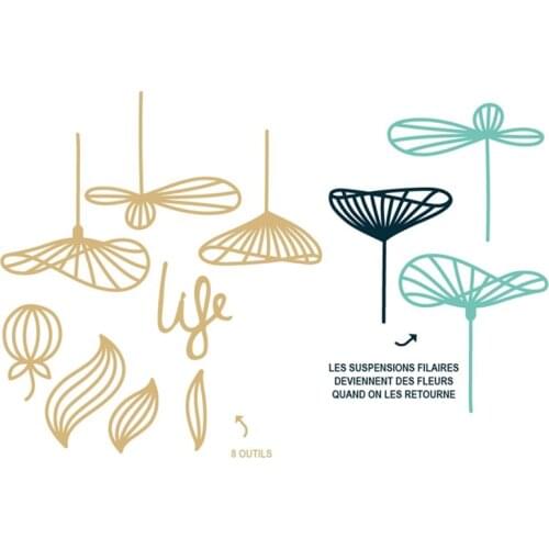 Flower Cutting Dies Scrapbook Dariy Decoration Stencil Embossing Template DIY Greeting Card Handmade