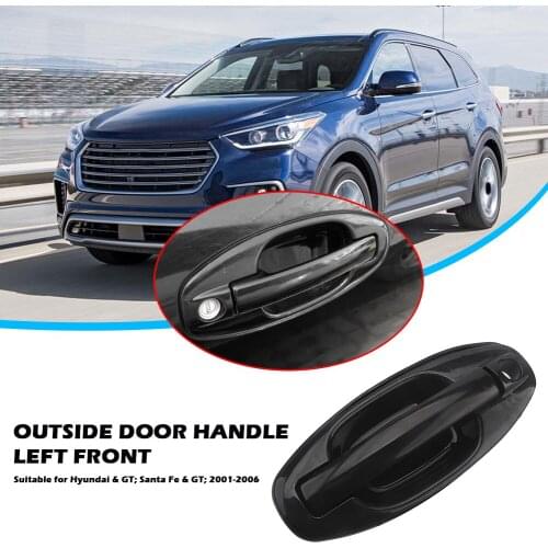 Door Trim Cover Car Accessories Outside Outer Exterior Door Handle Replacement for HYUNDAI Santa Fe 2001-2006
