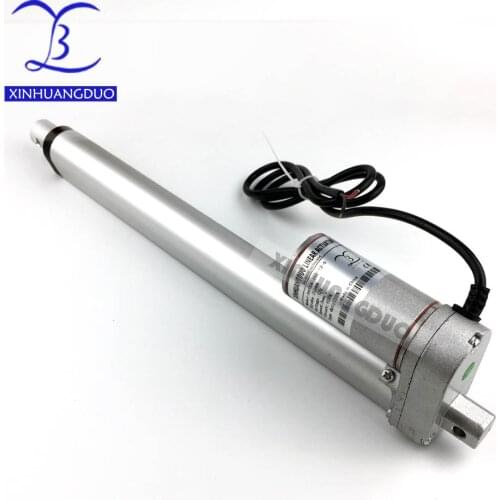 12V 350mm/14 inch stroke 900N /198LBS micro linear actuator electric linear actuator TV lift high speed linear actuator