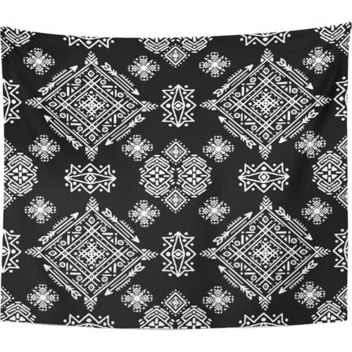 Aztec Ethnic Ethno Boho Tribal Abstract African Pattern Indian Tapestry Home Decor Wall Hanging for Living Room Bedroom Dorm 50