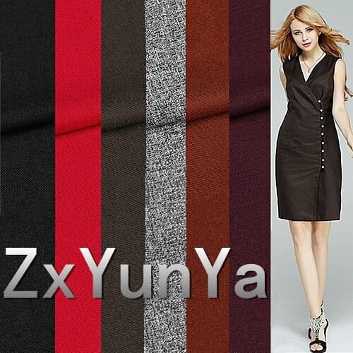 Europe Micro Texture Heavy Linen Lycra Fabric for Shirt Casual Suit Fashion Fabric