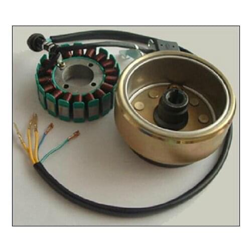 For Motorcycle Parts CG modified ejector machine 250W three-phase 18-pole DC motor coil magnetic rotor