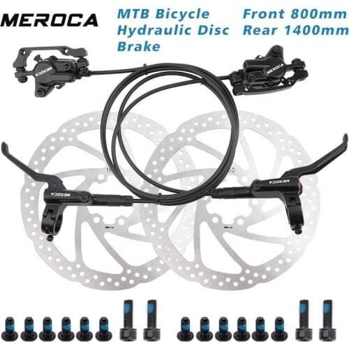 1 Pair MTB Bike Hydraulic Disc Brake 800/1400mm HD-M800 Road Mountain Bike Oil Brake Front Rear Bike Caliper Clamp Bike Parts