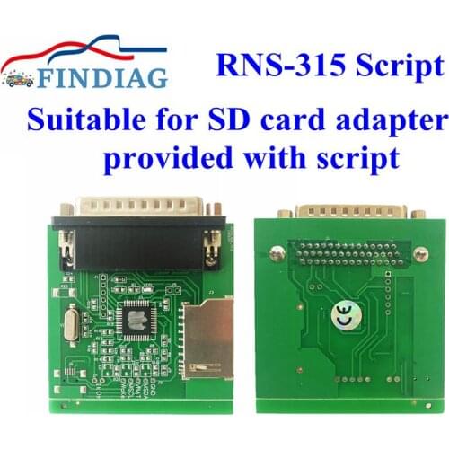 Script Tool SD Navigation Card Generate, Install And Delete The Password RNS-315 Script IPROG Adapter