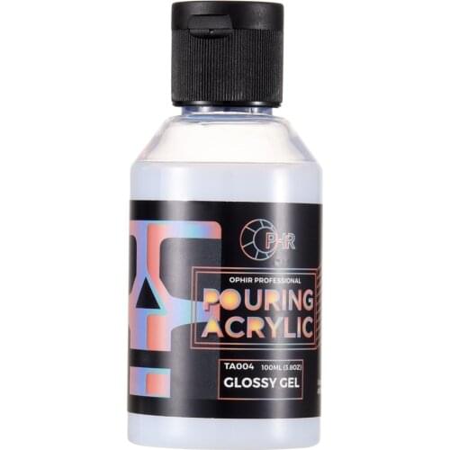 OPHIR 100ML/Bottle Varnish Glossy Gel Topcoat for Pouring Acrylic Paint Artist DIY Art Supplies TA004