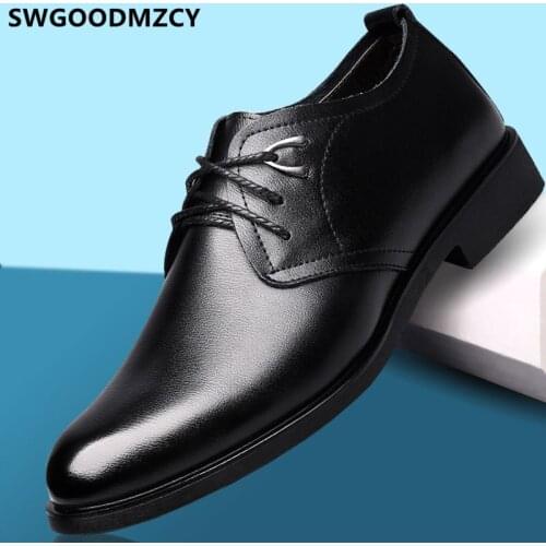 Mens Formal Shoes Genuine Leather Elevator Shoes For Men Office Shoes Men Italian Ayakkabı Erkek Zapatos De Vestir Hombre