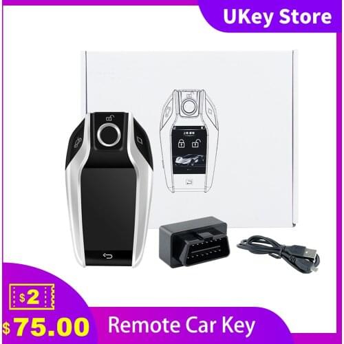 OkeyTech New Modified Boutique Smart Remote Car Key for BMW for Benz for Audi for Cadillac for Lexus for Honda With LCD Screen