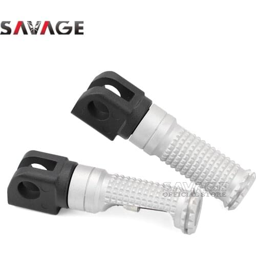 Rider Front Foot Pegs Pedal For KAWASAKI NINJA H2 SX 650 400 250/R VERSYS-X 300 VERSYS 1000 650 ER6N Motorcycle Footrest Adapter