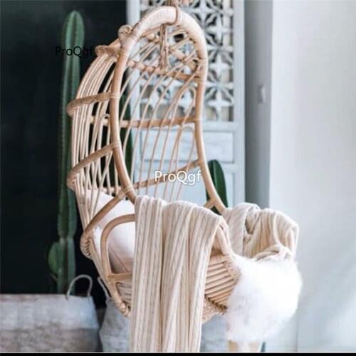 Prodgf 1 Set 118*74*76cm Rattan Minshuku Hanging Chair