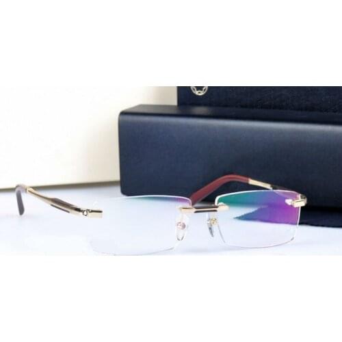 Titanium alloy rectangle Vintage Eyewear Eyeglasses Retro Men Myopia Optical Glasses Frame 0349