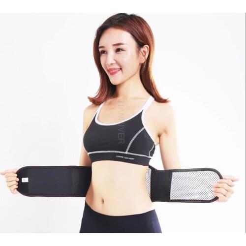 Adjustable Waist Tourmaline Self Heating Magnetic Therapy Lumbar Back Brace Support Belts Thermal Massage Band Health Care