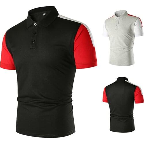 Mens shirt summer golf sports new quick-drying polo shirt comfortable and breathable business casual short-sleeved polo shirt