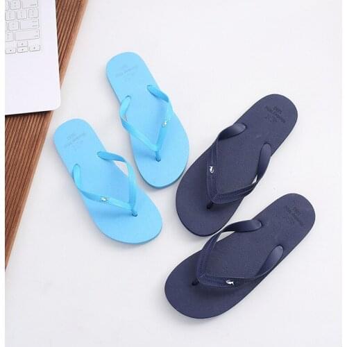 35-45 Women and Mens Summer Flip Flops Soft Casual Flat Beach Shoes Slippers Fashionh Solid Color Flip Flops for Women