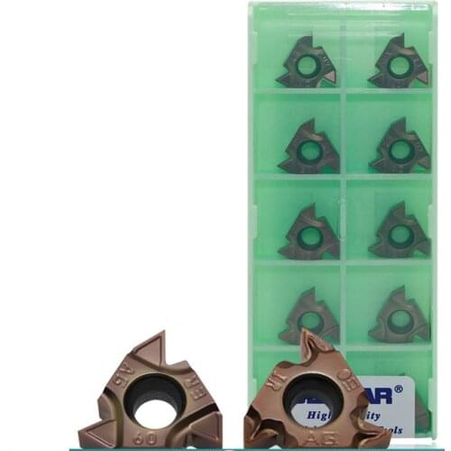 16ERM AG60 LF6118 carbide inserts, DESKAR brand, to cut stainless steel
