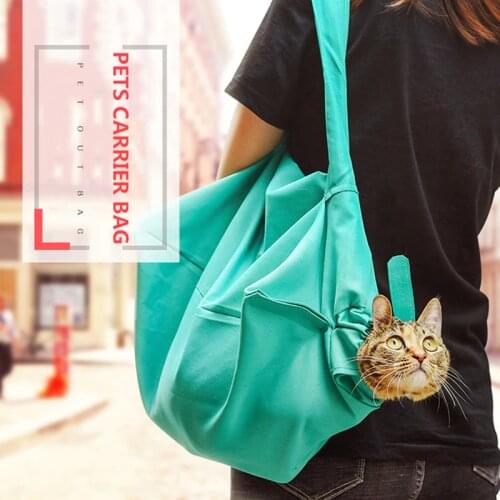 Outdoor Cat Foldable Carrier Bags Pet Bag Dog Backpack Out Portable Carrier Bags Breathable Portable Comfort Easy Wash