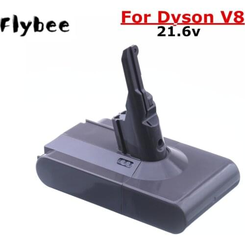 V8 21.6V 4000mAh 6000mAh 9.8Ah Battery For Dyson V8 Battery Absolute V8 Animal Li-ion SV10 Vacuum Cleaner Rechargeable Battery