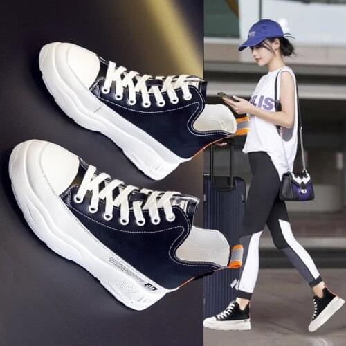 Spring/Autumn Fashion High Top Casual Sports Shoes Lace-Up Round Toe Lnternal increase Breathable High Quality Thick Bottom Mesh