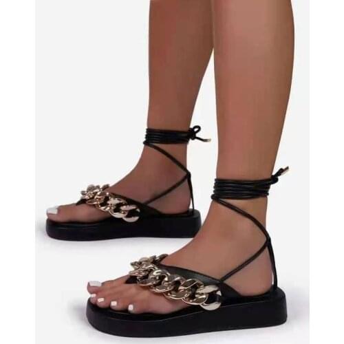 2021 Women Sandals Platform Slippers Fashion Open Toe Sandalias Summer Fashion Ankle Strap Woman Sandals Ladies Thick Shoes