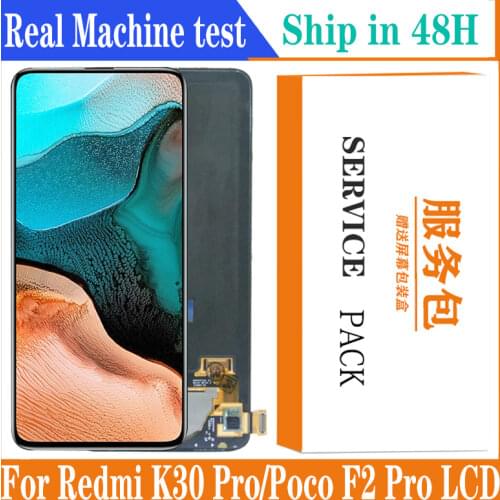 Original 6.67'' Display Replacement For Xiaomi Redmi K30 Pro Super AMOLED LCD Touch Screen Digitizer Assembly Redmi K30 Pro LCD